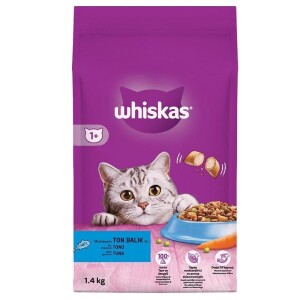 Whiskas Ton Balıklı Sebzeli Yetişkin Kedi Maması 1,4 kg - Whiskas