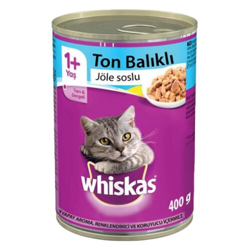 Whiskas Ton Balıklı Yetişkin Kedi Konservesi 400 gr - 1