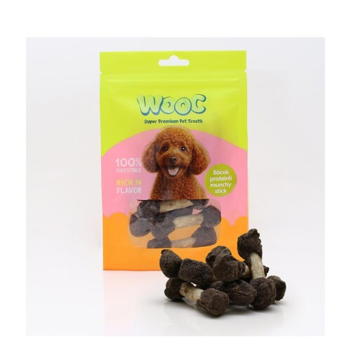 Wooc Böcek Proteinli Munchy Köpek Ödülü 75 Gr - 1