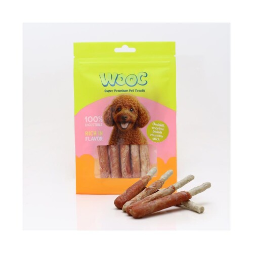 Wooc Ördekli Morina Balıklı Munchy Köpek Ödülü 75 Gr - 1