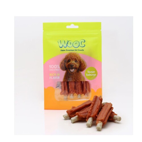 Wooc Tavşan Kaburga Köpek Ödülü 75 Gr - 1