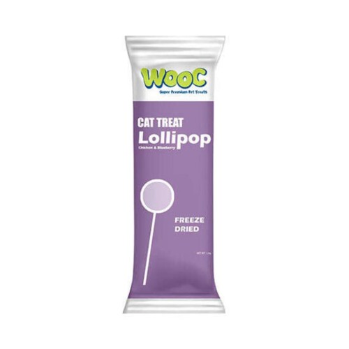 Wooc Tavuk ve Yaban Mersinli Lollipop Kedi Ödül Maması 1 Adet - 1