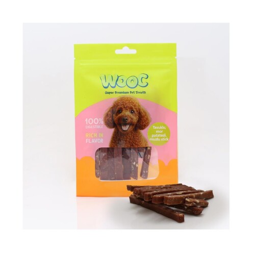 Wooc Tavuklu Mor Patatesli Muzlu Köpek Ödülü 75 Gr - 1