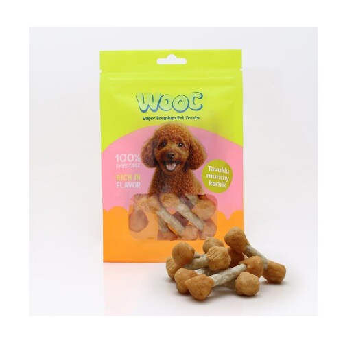 Wooc Tavuklu Munchy Kemik Köpek Ödülü 75 Gr - 1